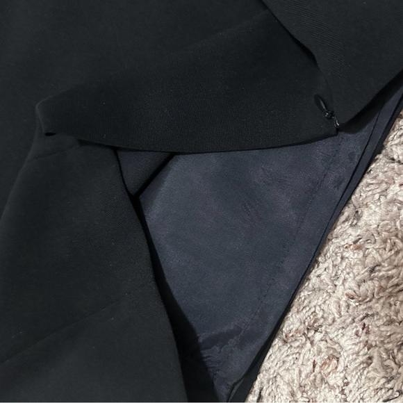 Vintage Cache Black Maxi Skirt Zipper Slit Women’s Size 0 Minimalist Y2K Chic - Picture 7 of 12